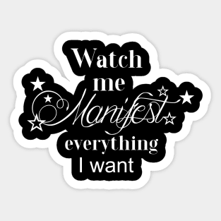 Manifest Sticker